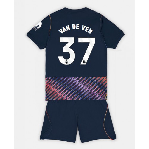 Tottenham Hotspur Micky van de Ven #37 Bortadräkt Barn 2026-27 Kortärmad (+ Korta byxor)